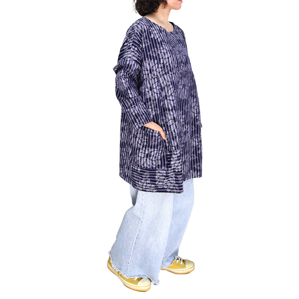 吉右衛門 吉右衛門 久留米笠外套女衫 SO571 日本製