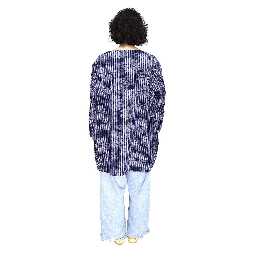 吉右衛門 吉右衛門 久留米笠外套女衫 SO571 日本製