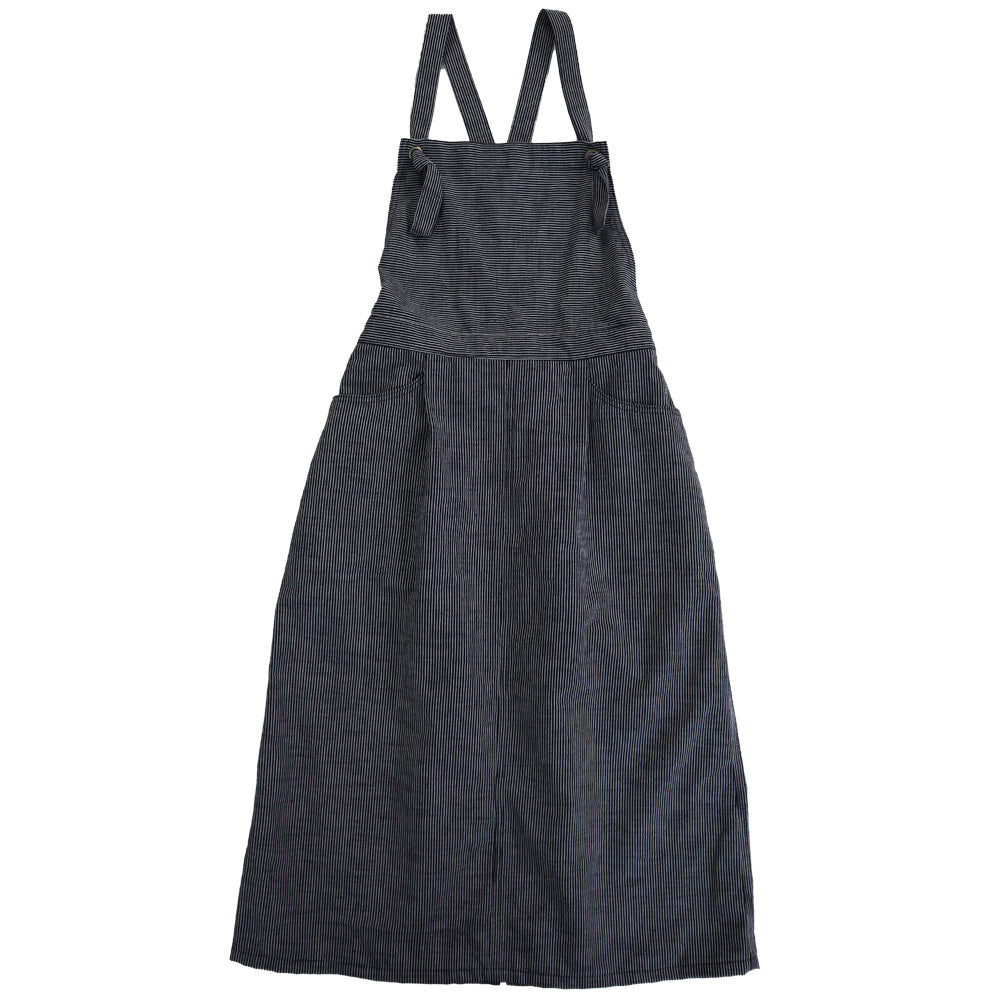 儀右ヱ門 ギエモン ぎえもん 久留米絣 ジャンパースカート Y9069  日本製【2025aw】