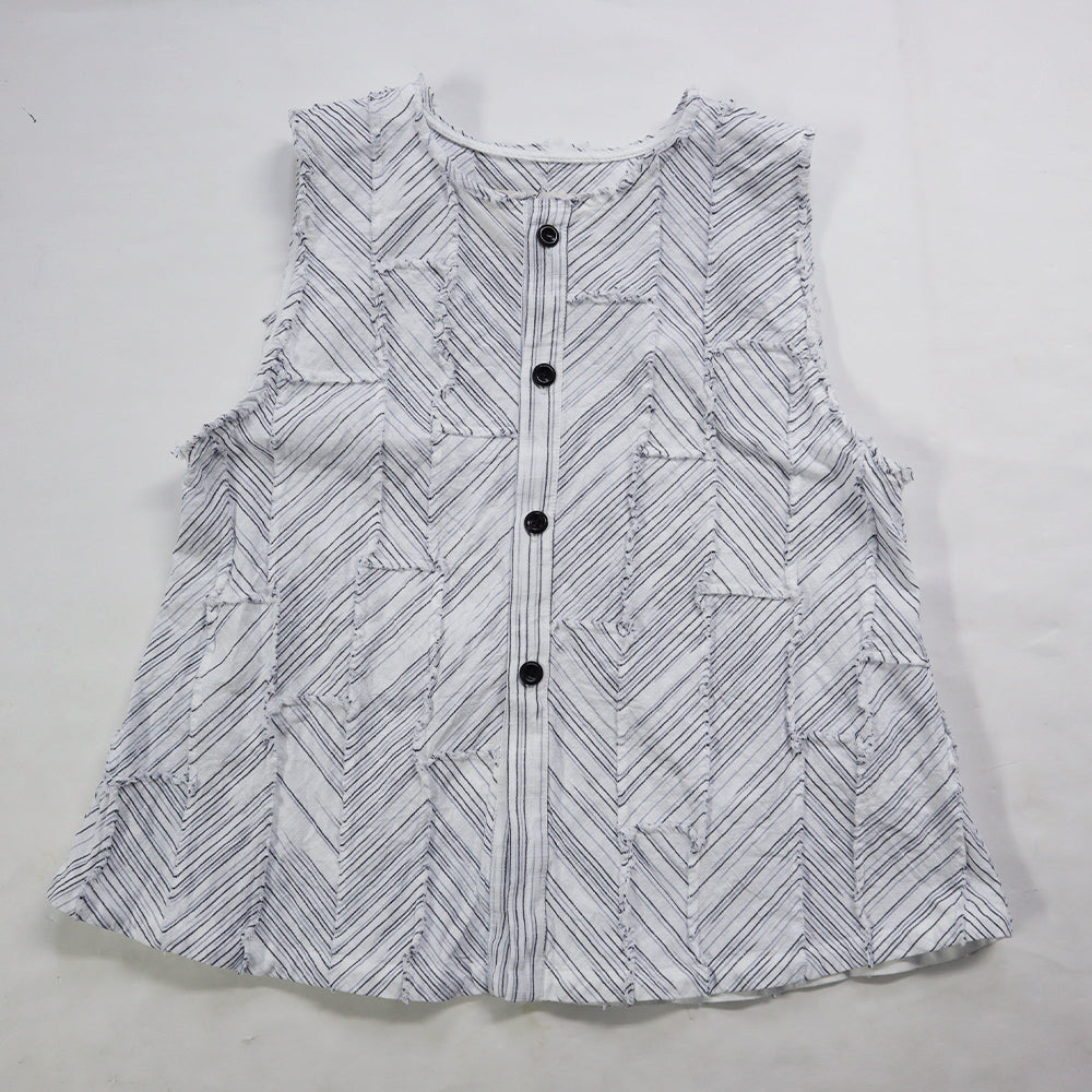 【予約商品】Giemon 久留米絣 ブラウス G-536 日本製【2026ss】