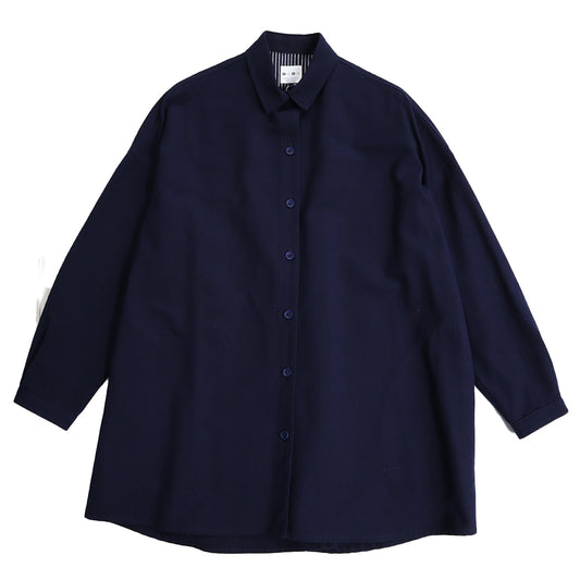 儀右ヱ門 ギエモン ぎえもん 久留米絣 ブラウス Y5174  日本製【2025aw】