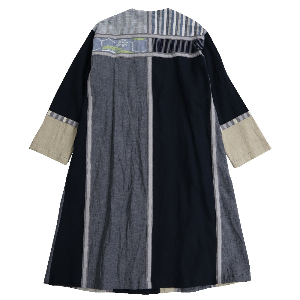 儀右ヱ門 久留米絣 コート タ219 日本製【2026ss】