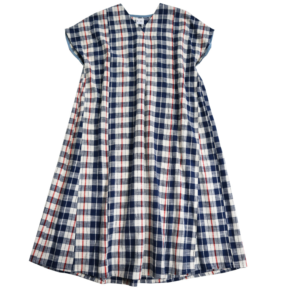 Giemon Kurume Kasuri Dress Y2127 Made in Japan For Women Spring/Summer Mother's Day