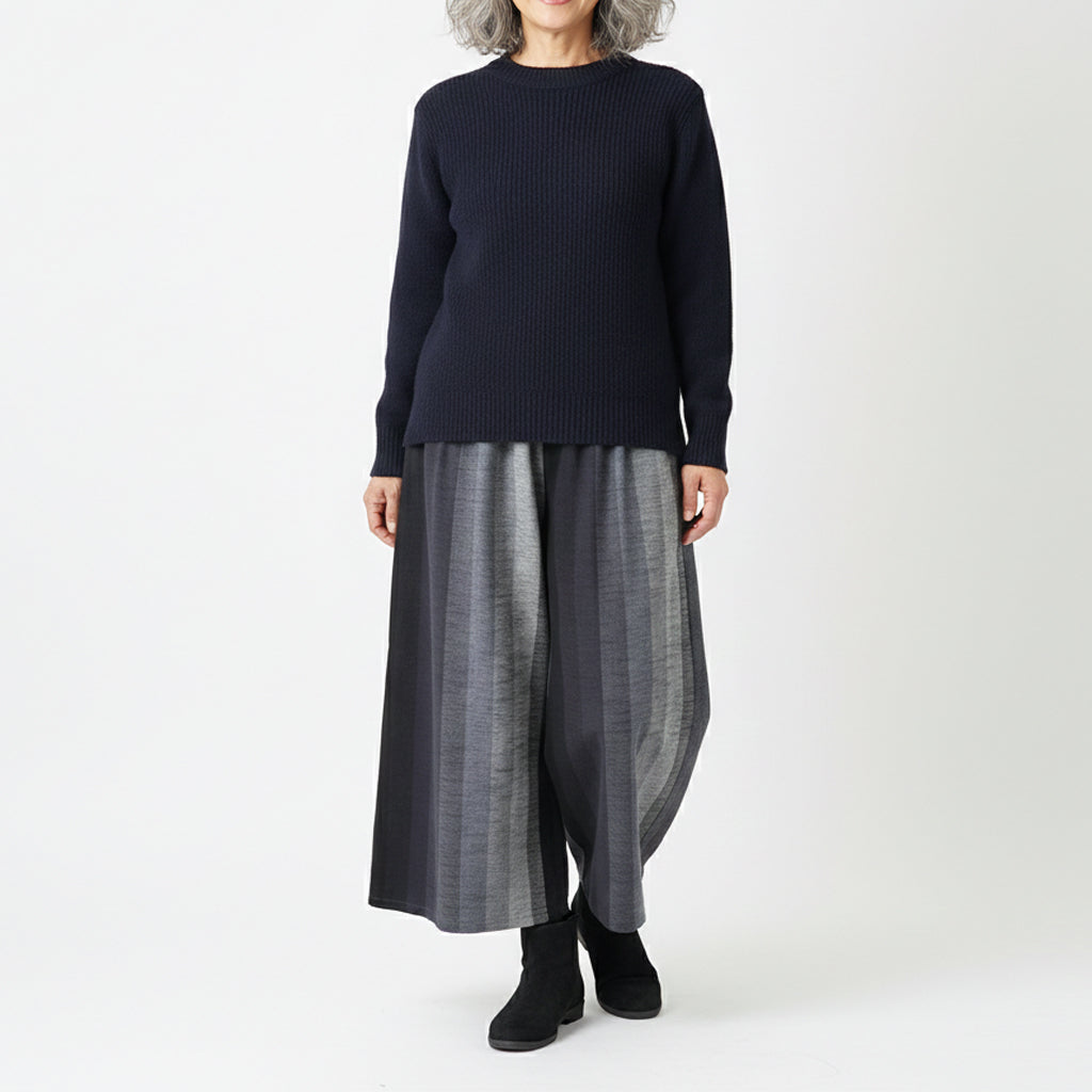 儀右ヱ門 ギエモン ぎえもん 久留米絣 ガウチョパンツ Y7109 日本製