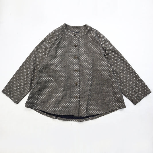 【予約商品】儀右ヱ門  ギエモン ぎえもん  久留米絣 ブラウス Y5176 日本製 【2025-26gs】