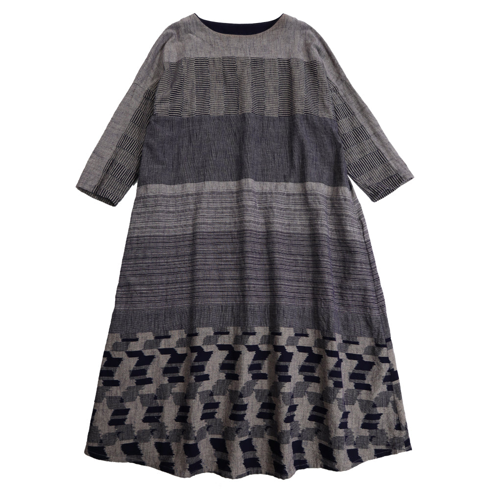 【予約商品】儀右ヱ門 久留米絣 ワンピース ソ299-2 日本製【2026ss】