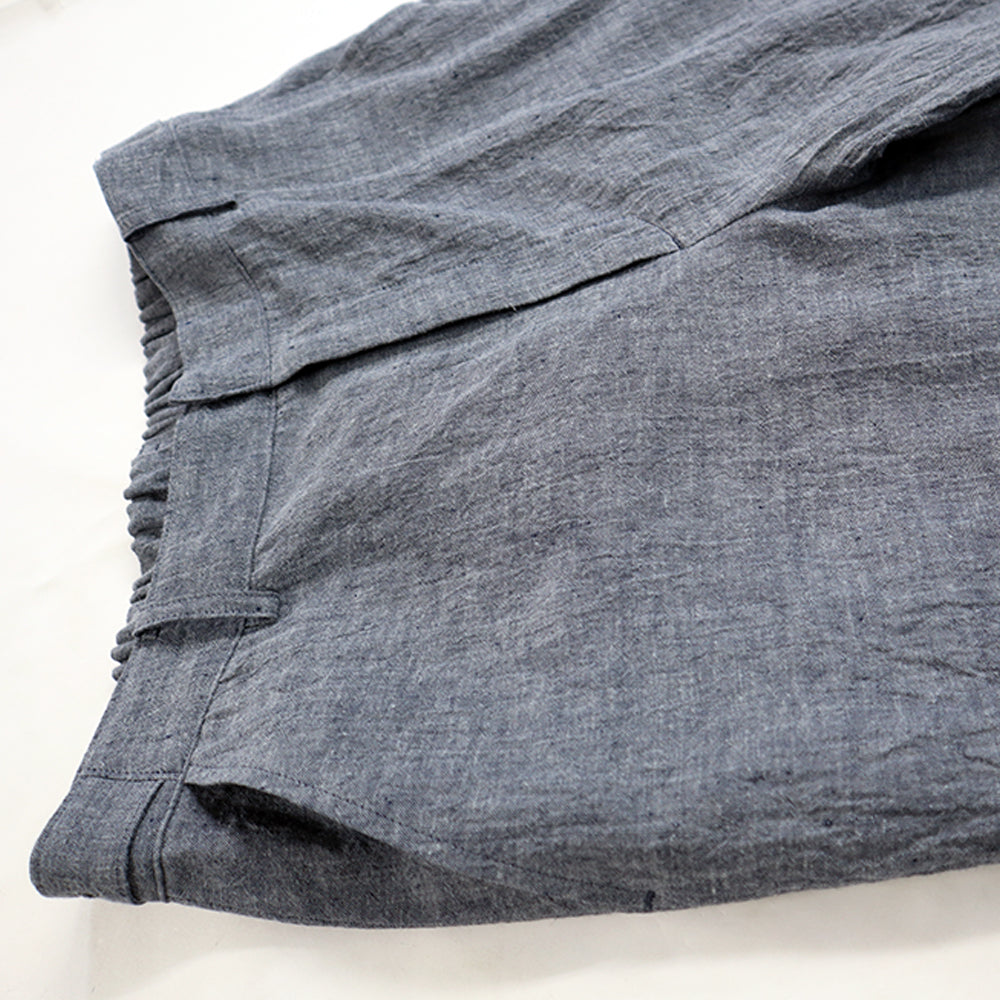 【予約商品】儀右ヱ門 久留米絣 パンツ カ739 日本製【2026ss】