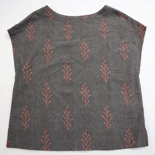 【予約商品】儀右ヱ門  ギエモン ぎえもん  久留米絣 ブラウス Y5177 日本製 【2025-26gs】