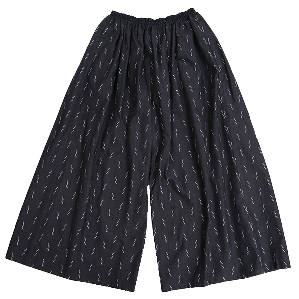 Giemon Giemon Kurume Kasuri Skirts Gaucho Pants Y7109 Made in Japan Mother's Day Spring/Autumn