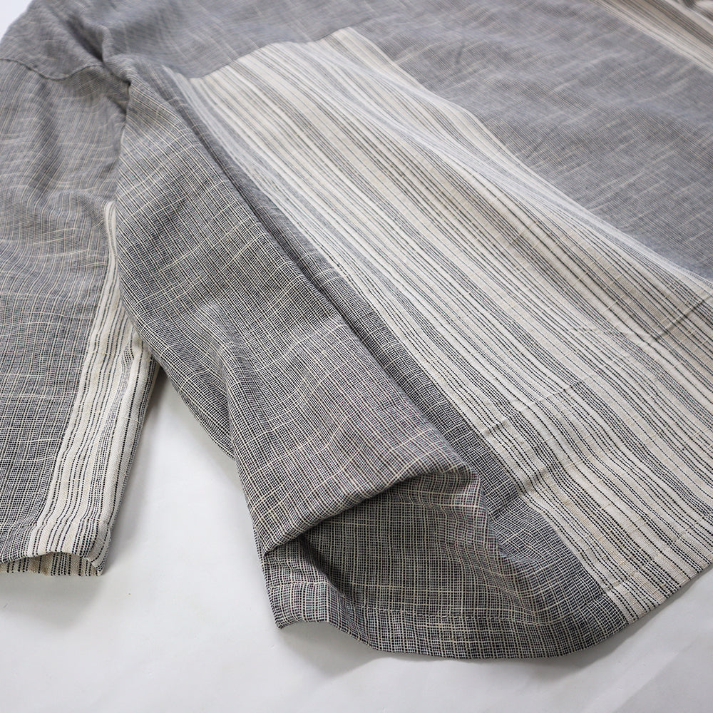 儀右ヱ門 ギエモン ぎえもん 久留米絣 ブラウス タ548  日本製【2025aw】