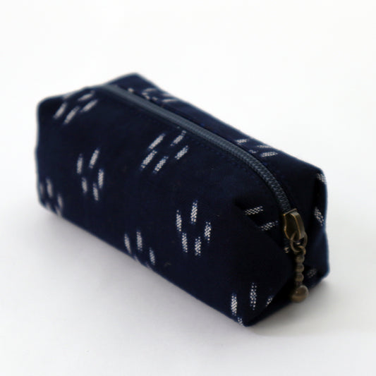 【予約商品】儀右ヱ門 ギエモン ぎえもん 久留米絣 ガマ口 風船ポーチ 日本製 【2025-26gs】