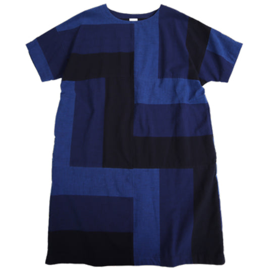 儀右ヱ門 ギエモン ぎえもん 久留米絣 ワンピース Y2175  日本製【2025aw】