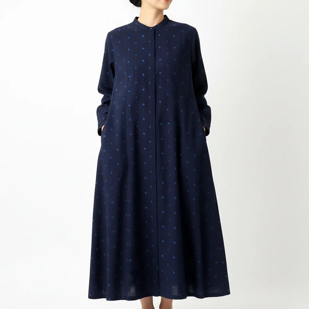 儀右ヱ門 ギエモン ぎえもん 久留米絣 ワンピース タ210 日本製