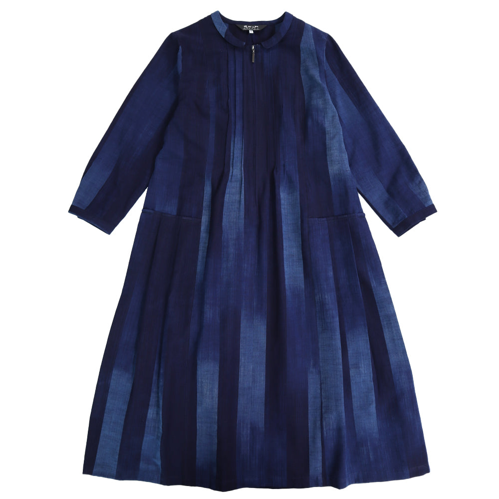 儀右ヱ門 ギエモン ぎえもん 久留米絣 ワンピース ス284 日本製 【2025-26gs】