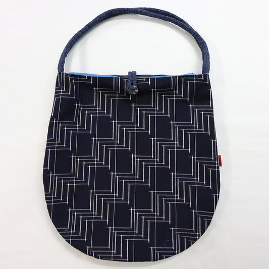 【予約商品】儀右ヱ門 ギエモン ぎえもん 久留米絣 トート 桃太郎(大) 日本製 【2025-26gs】