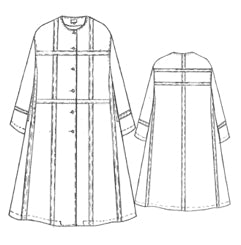 【予約商品】儀右ヱ門 久留米絣 コート タ219 日本製【2026ss】