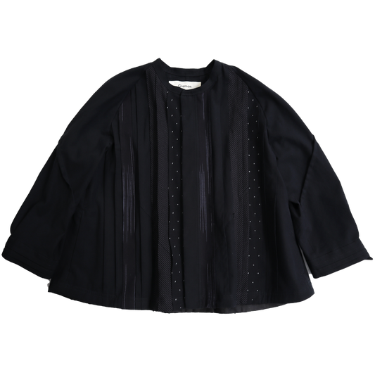 Giemon ギエモン ぎえもん 久留米絣 ブラウス G531  日本製【2025aw】