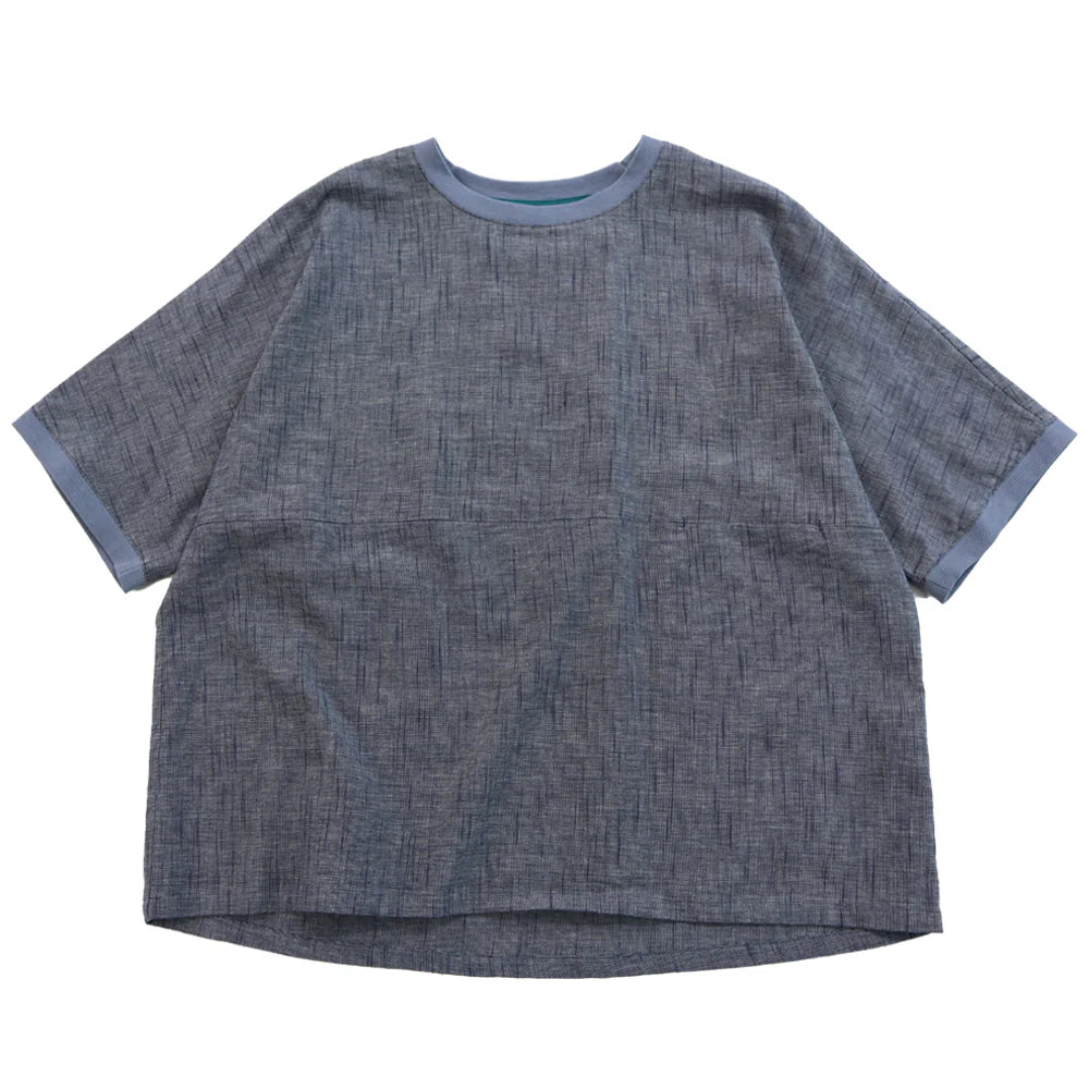 【予約商品】ギエモン 久留米絣 ブラウス Y5168 日本製【2026gs】