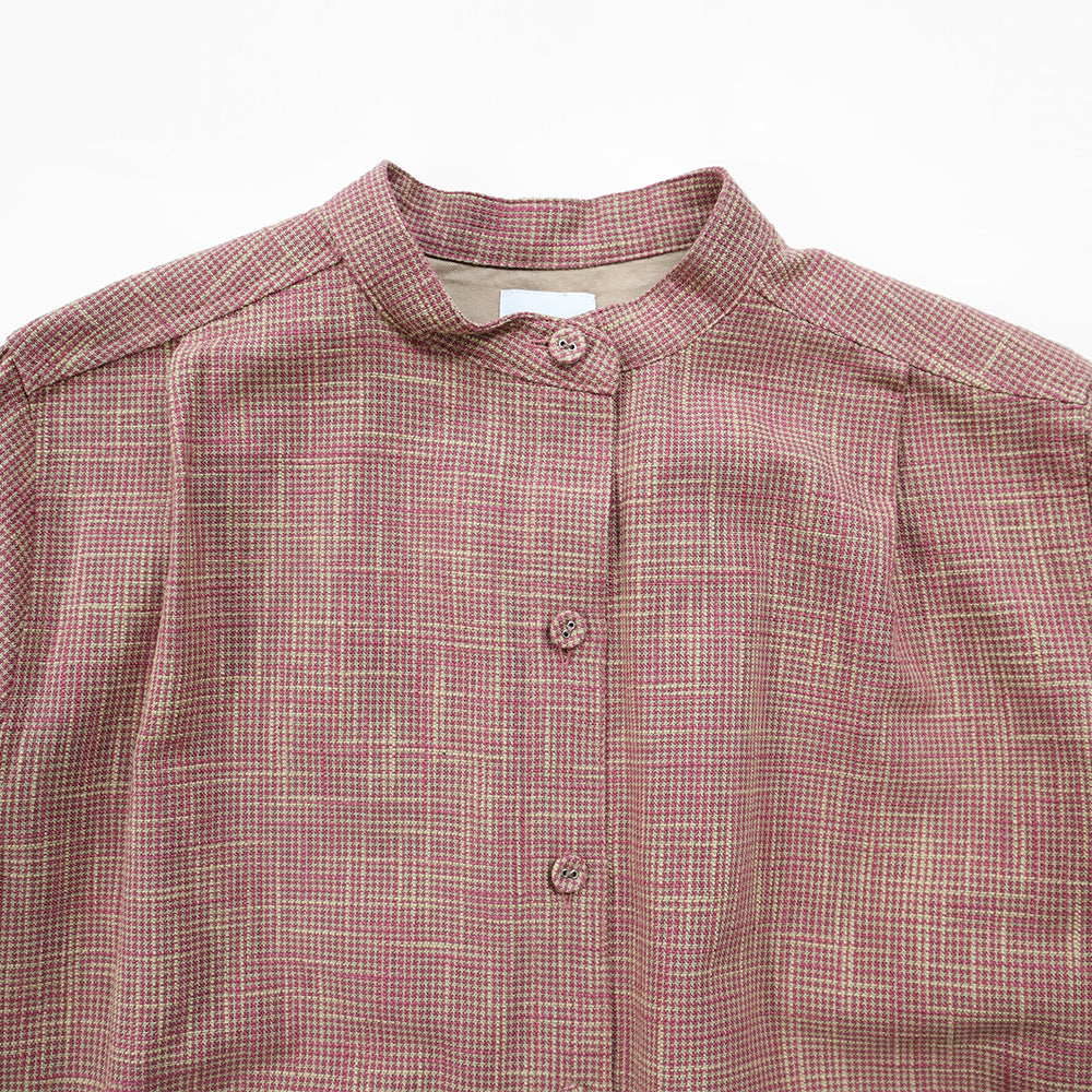 儀右ヱ門 ギエモン ぎえもん 久留米絣 ブラウス Y5175  日本製【2025aw】