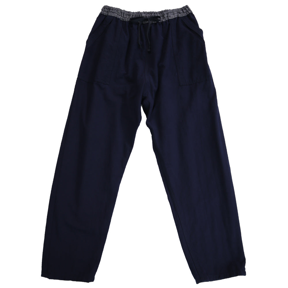 儀右ヱ門 もんぱん 久留米絣 もんぺ ロングパンツ Y7033-2 日本製