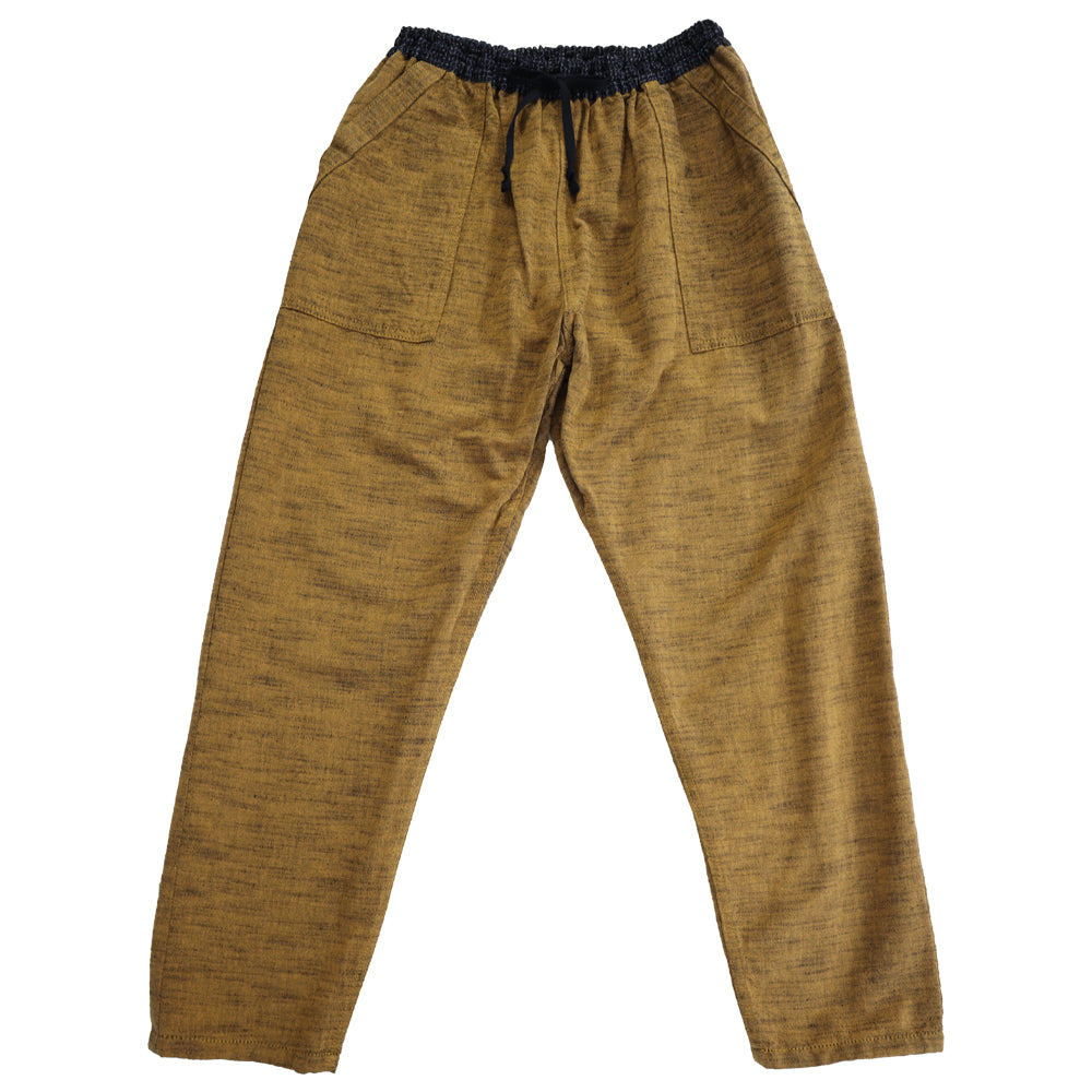 儀右ヱ門 もんぱん 久留米絣 もんぺ ロングパンツ Y7033-2 日本製