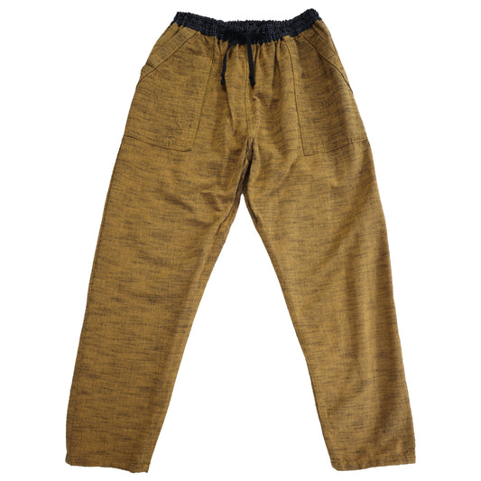 儀右ヱ門 もんぱん 久留米絣 もんぺ ロングパンツ Y7033-2 日本製