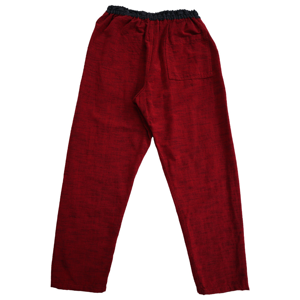 儀右ヱ門 もんぱん 久留米絣 もんぺ ロングパンツ Y7033-2 日本製