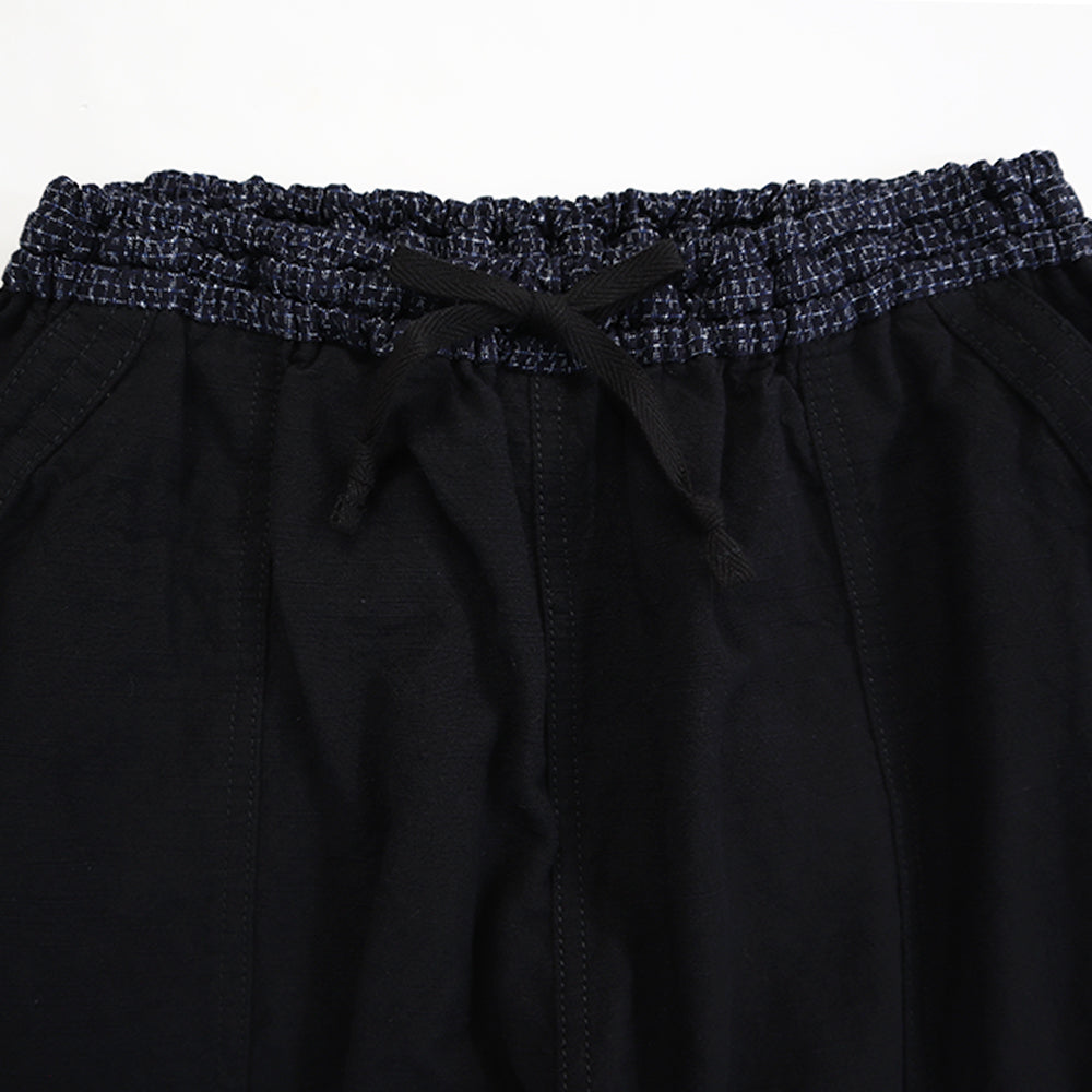 儀右ヱ門 もんぱん 久留米絣 もんぺ ロングパンツ Y7033-2 日本製