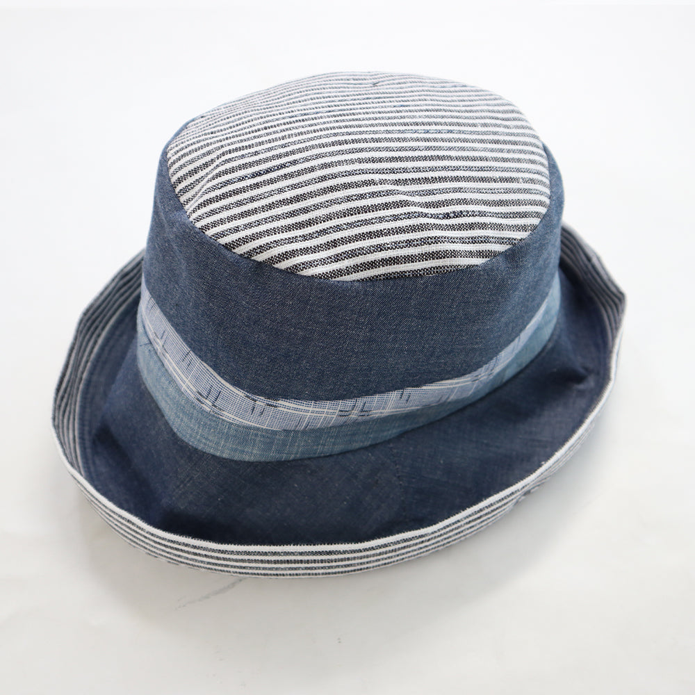 【予約商品】儀右ヱ門 久留米絣 帽子 BS-0029 日本製【2026ss】