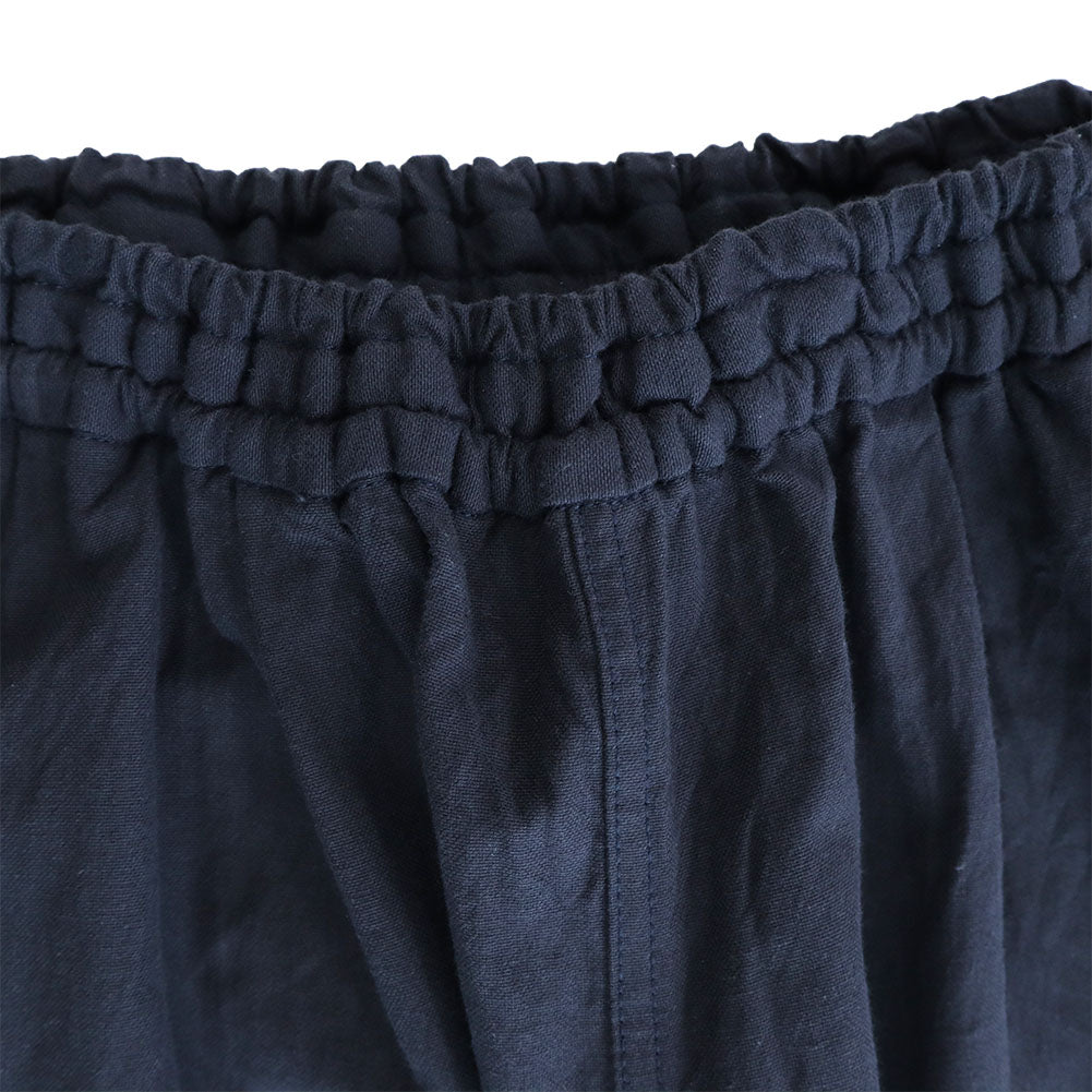 儀右ヱ門 ギエモン ぎえもん 久留米絣 パンツ  Y7090  【2023sp】