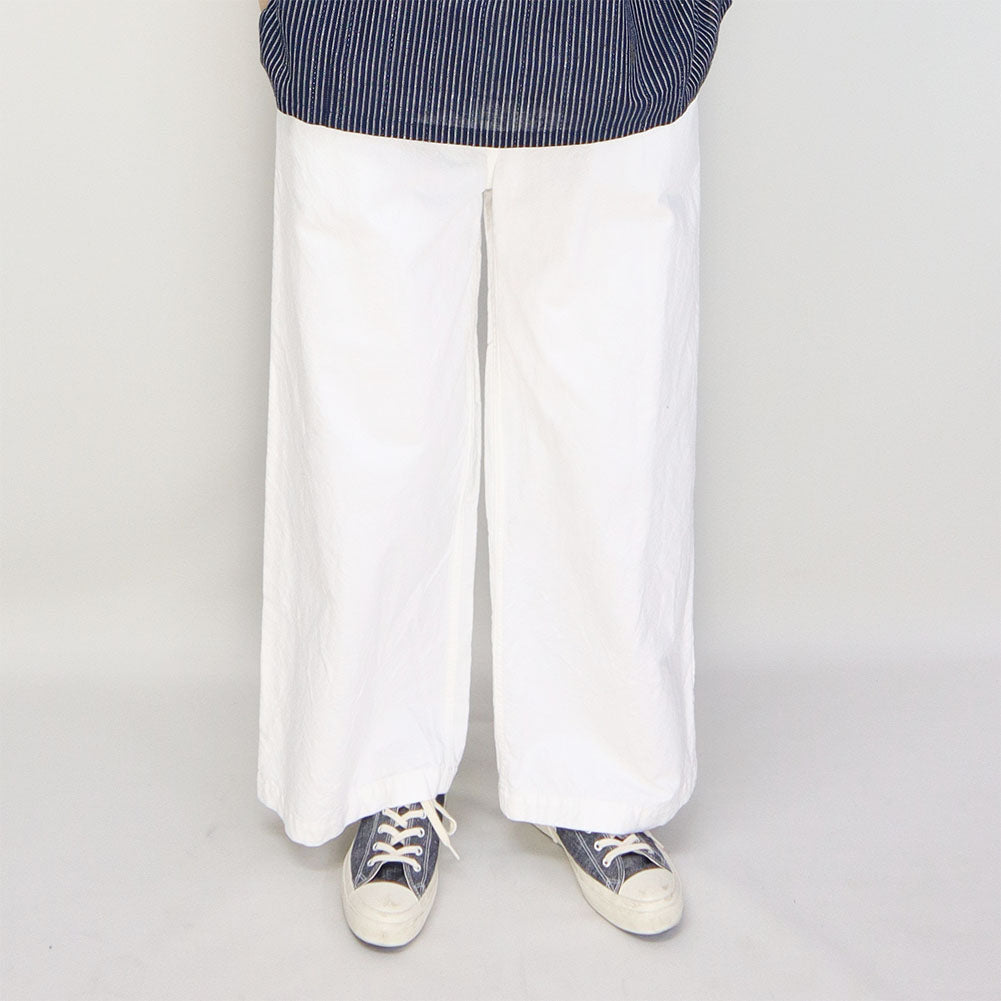 儀右ヱ門 ギエモン ぎえもん 久留米絣 パンツ  Y7090  【2023sp】