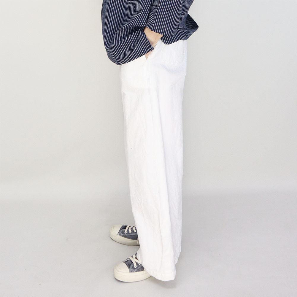 儀右ヱ門 ギエモン ぎえもん 久留米絣 パンツ  Y7090  【2023sp】