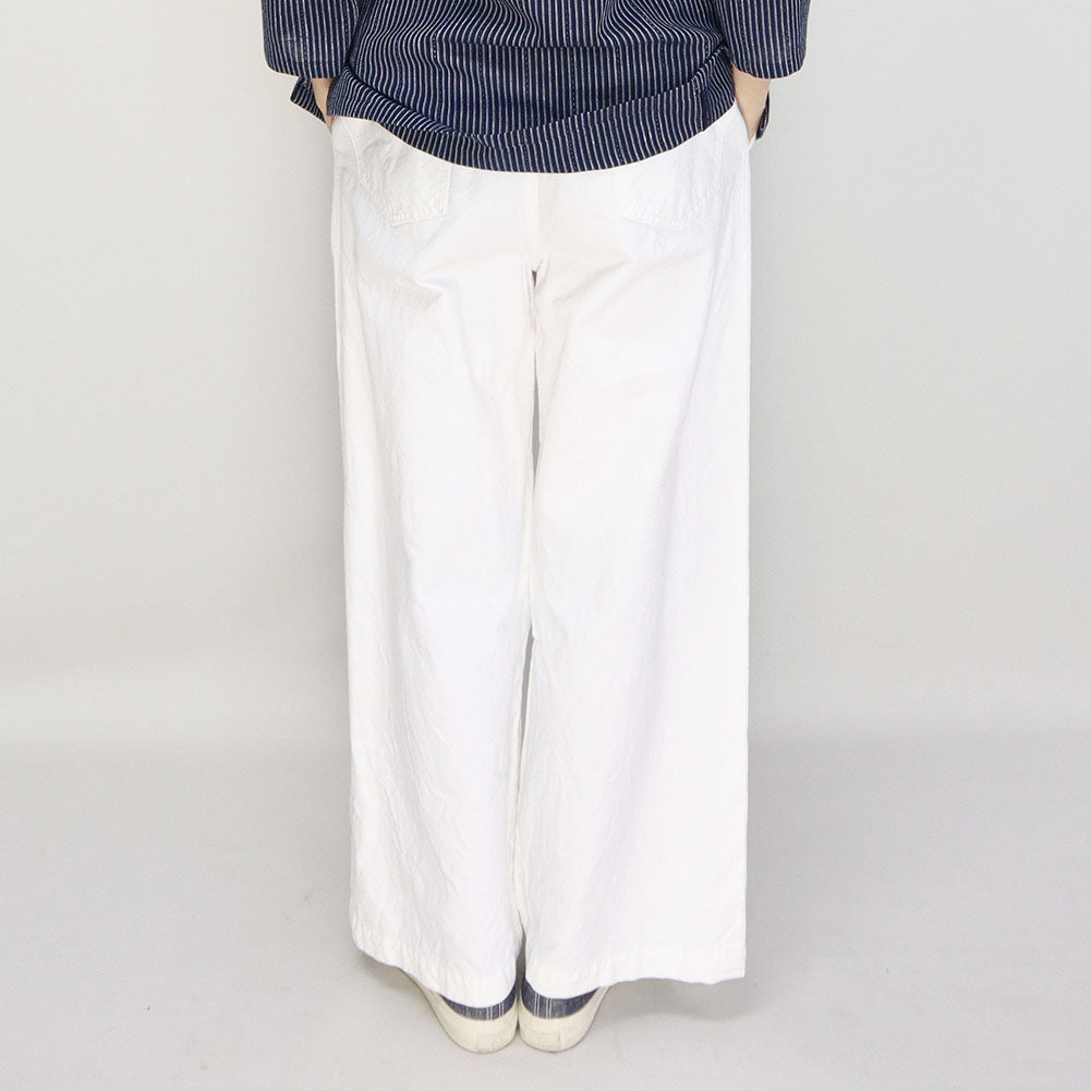 儀右ヱ門 ギエモン ぎえもん 久留米絣 パンツ  Y7090  【2023sp】