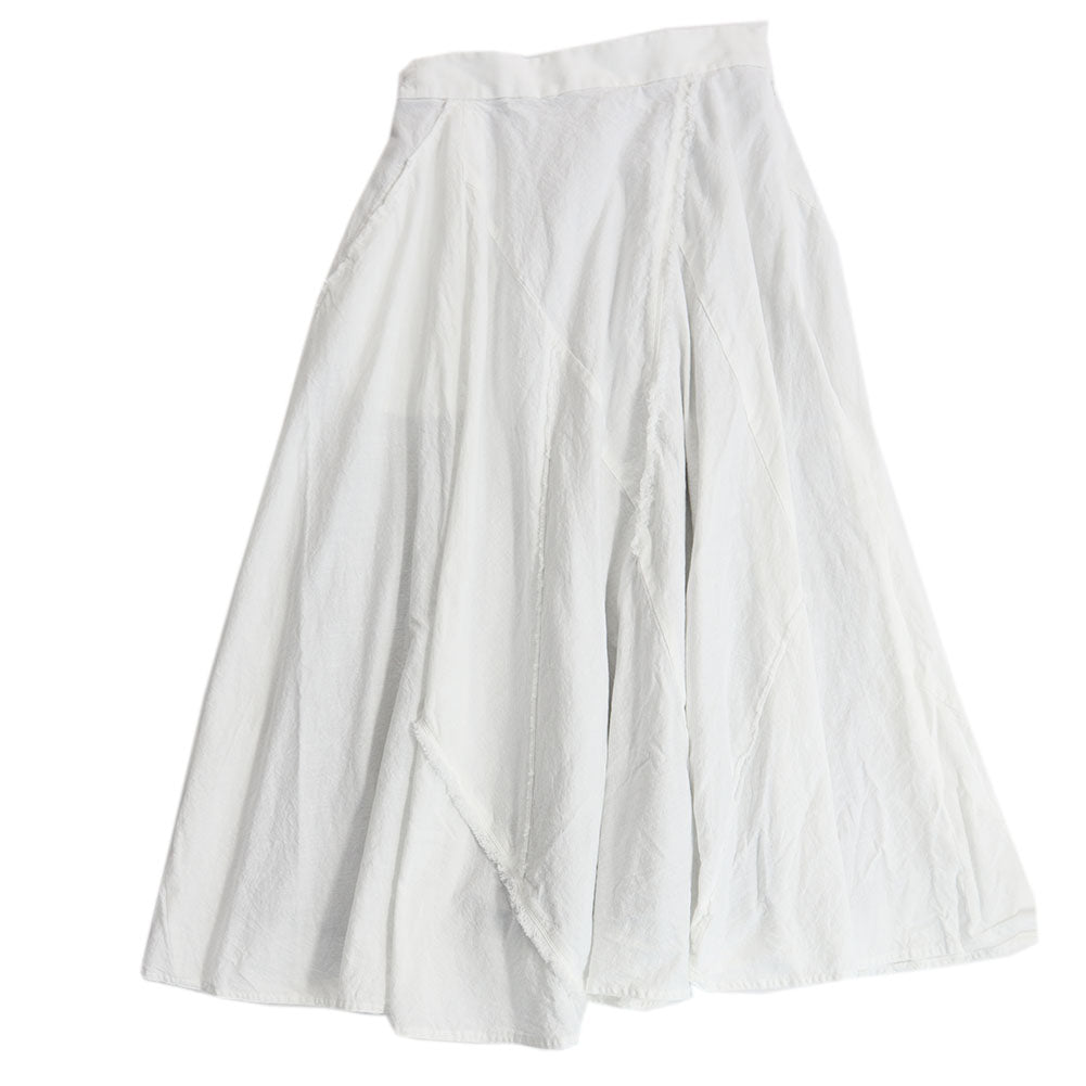 Giemon ギエモン ぎえもん 久留米絣 裏地付き裁ち切りスカート  G-904  【2023sp】