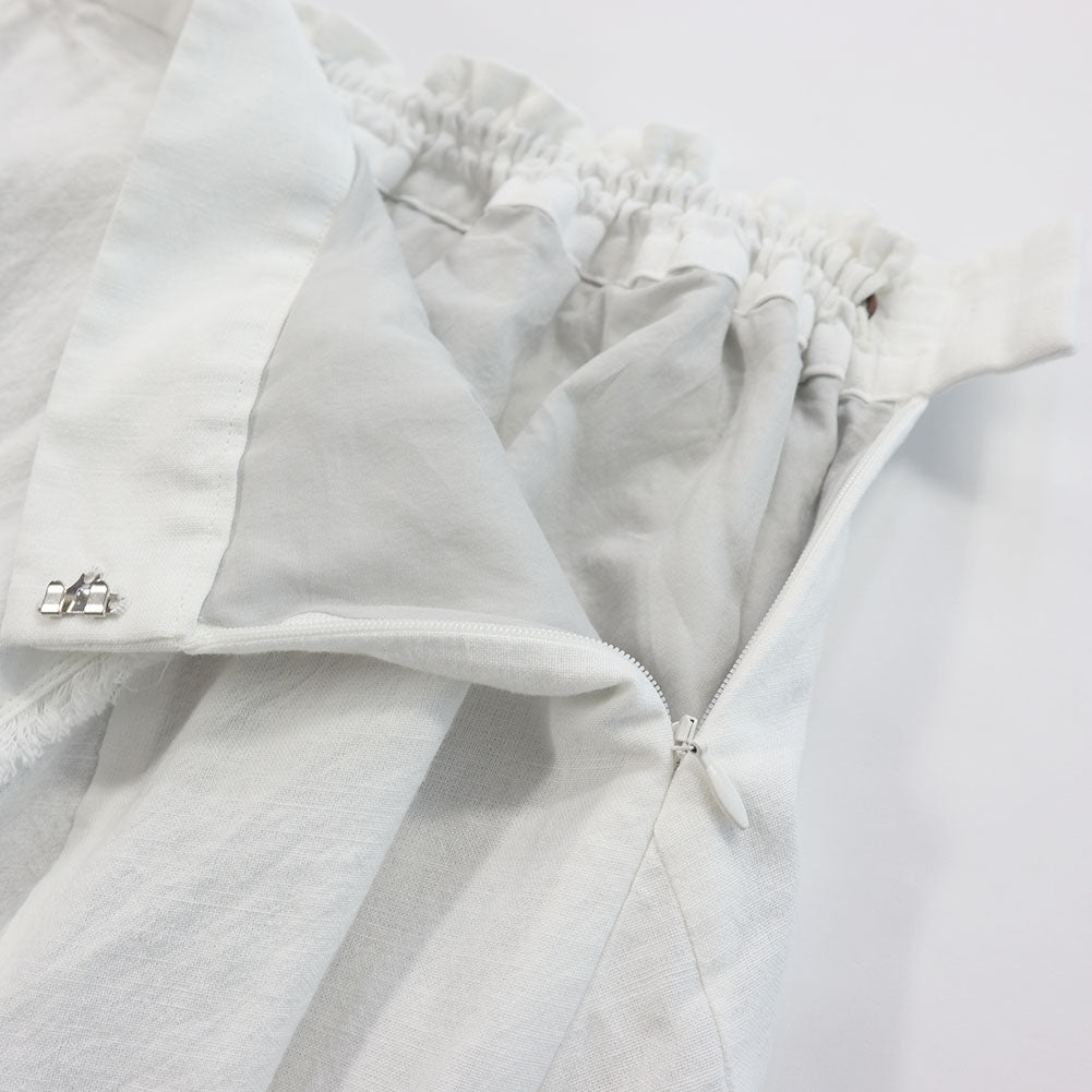 Giemon ギエモン ぎえもん 久留米絣 裏地付き裁ち切りスカート  G-904  【2023sp】