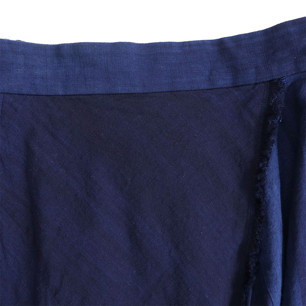 Giemon ギエモン ぎえもん 久留米絣 裏地付き裁ち切りスカート  G-904  【2023sp】