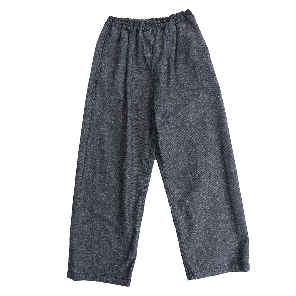 儀右ヱ門 ギエモン ぎえもん 久留米絣 パンツ  Y7090  【2023sp】