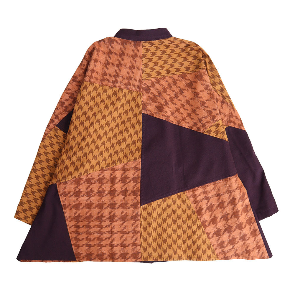 Giemon Giemon Kurume Kasuri Blouse So595 Made in Japan