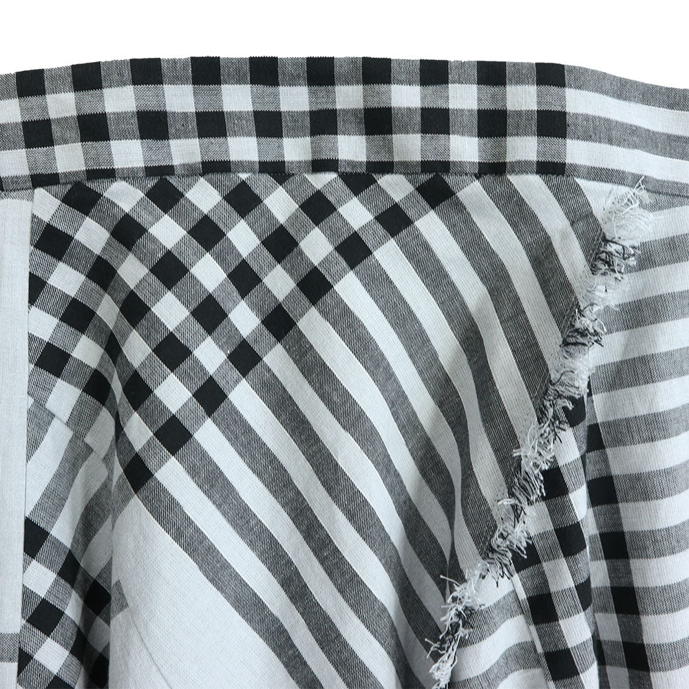 Giemon ギエモン ぎえもん 久留米絣 裏地付き裁ち切りスカート  G-904  【2023sp】