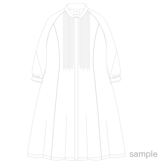 【予約商品】儀右ヱ門  久留米絣  ワンピース  タ220  日本製【2026aw】