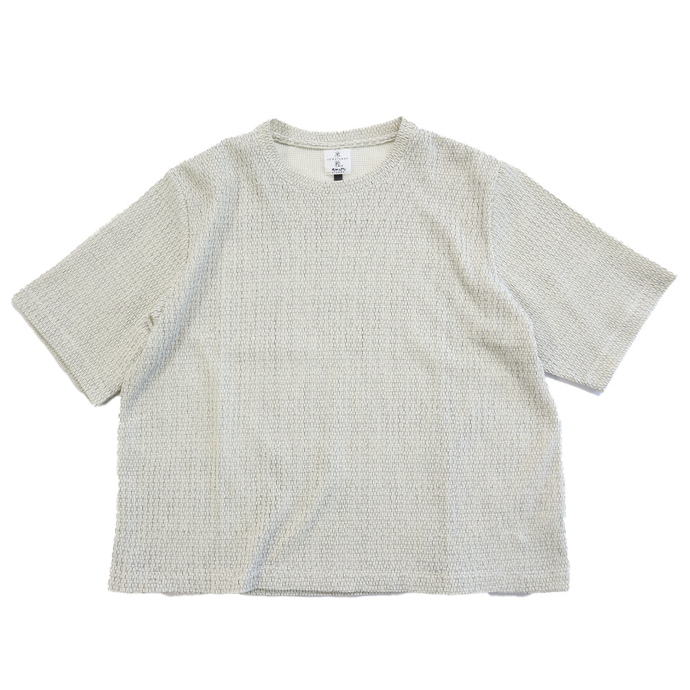 予約商品】儀右ヱ門 久留米絣 米粒Tシャツ R5122 日本製【2026aw