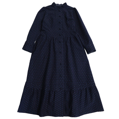 【予約商品】儀右ヱ門  久留米絣  ワンピース  タ229  日本製【2026aw】