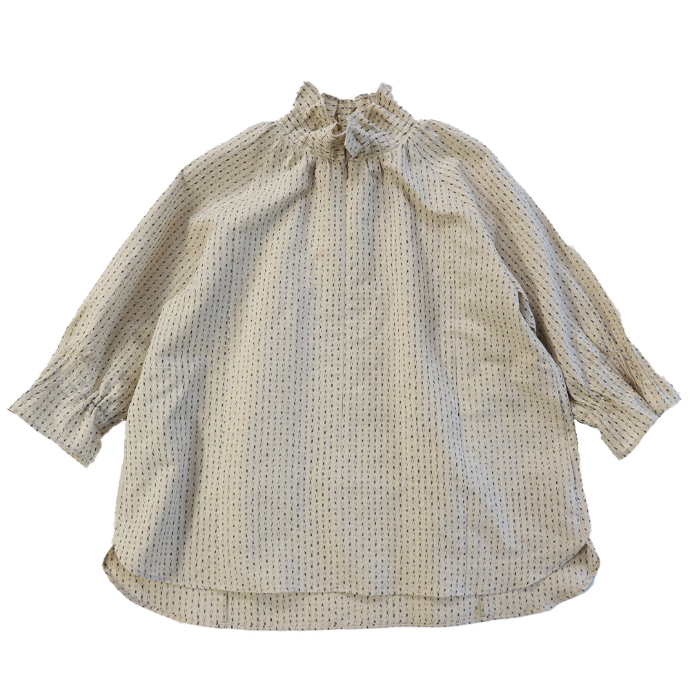 【予約商品】儀右ヱ門  久留米絣  ブラウス  タ559  日本製【2026aw】