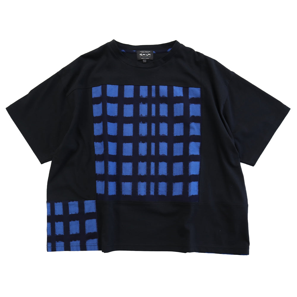 お値下げ　久留米絣　Tシャツ　カットソー 予約商品】儀右ヱ門 久留米絣 Tシャツ R5121 日本製【2026aw