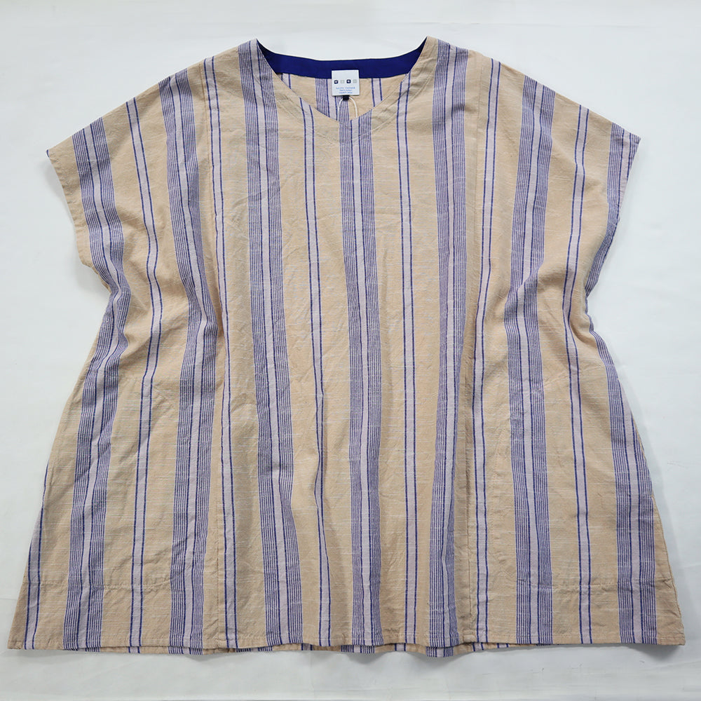 儀右ヱ門 ぎえもん ブラウス Y5126 アッパッパ 簡単服 久留米絣 日本製