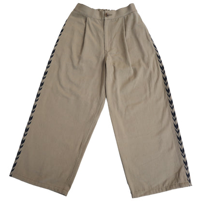 儀右ヱ門 ギエモン ぎえもん 久留米絣 パンツ　カ735  日本製【2025aw】