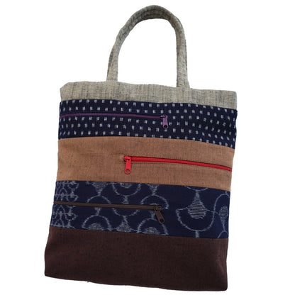 【予約商品】儀右ヱ門 ギエモン ぎえもん 久留米絣  トート　ファスナー3姉妹  日本製【2025aw】