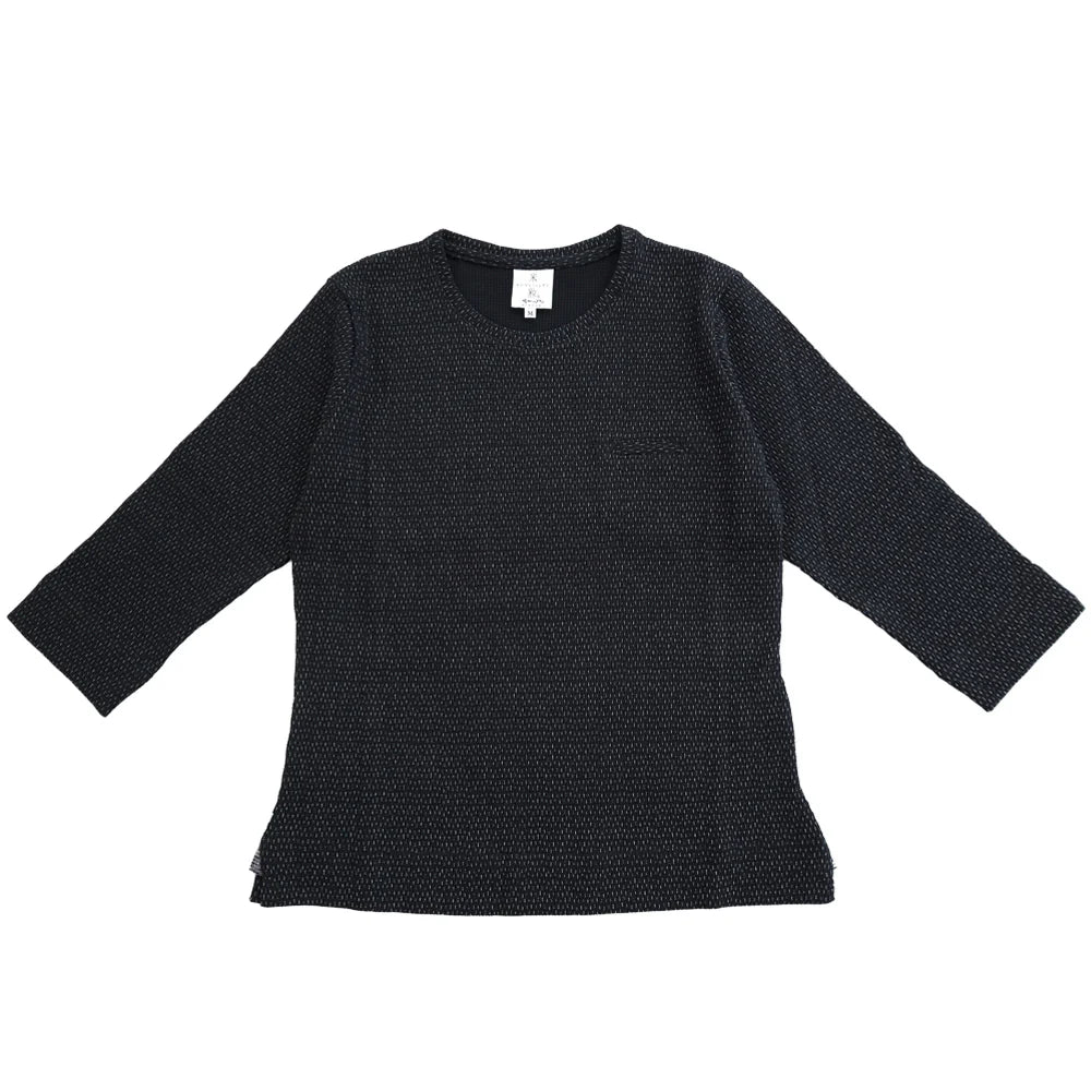 【予約商品】儀右ヱ門  久留米絣  カットソー　R5098   日本製【2026ss】