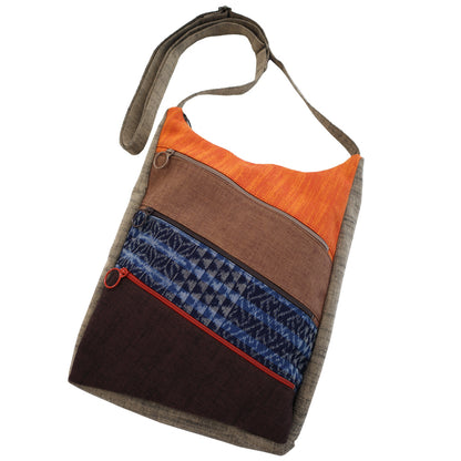 義右衛門 Giemon Kurume Kasuri 背帶裙 Y9067 日本製 [2025ss]