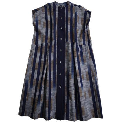 Giemon Giemon Kurume Kasuri Jumper Skirt Y9067 Made in Japan [2025ss]